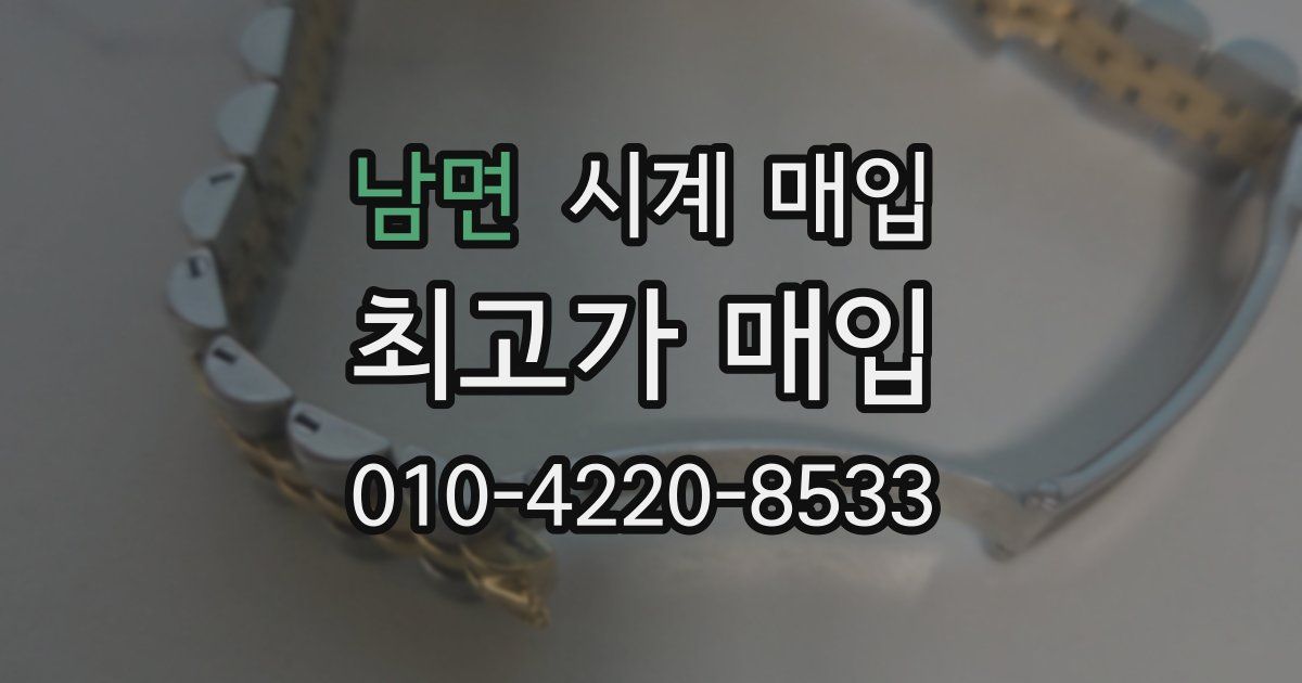 남면 시계 매입