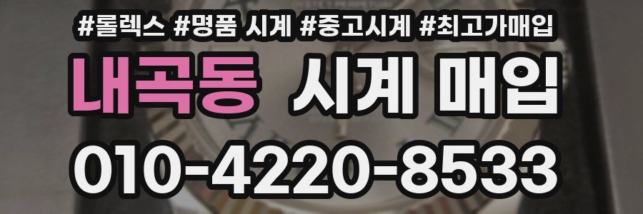 내곡동 시계 매입