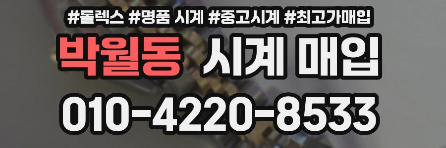박월동 시계 매입