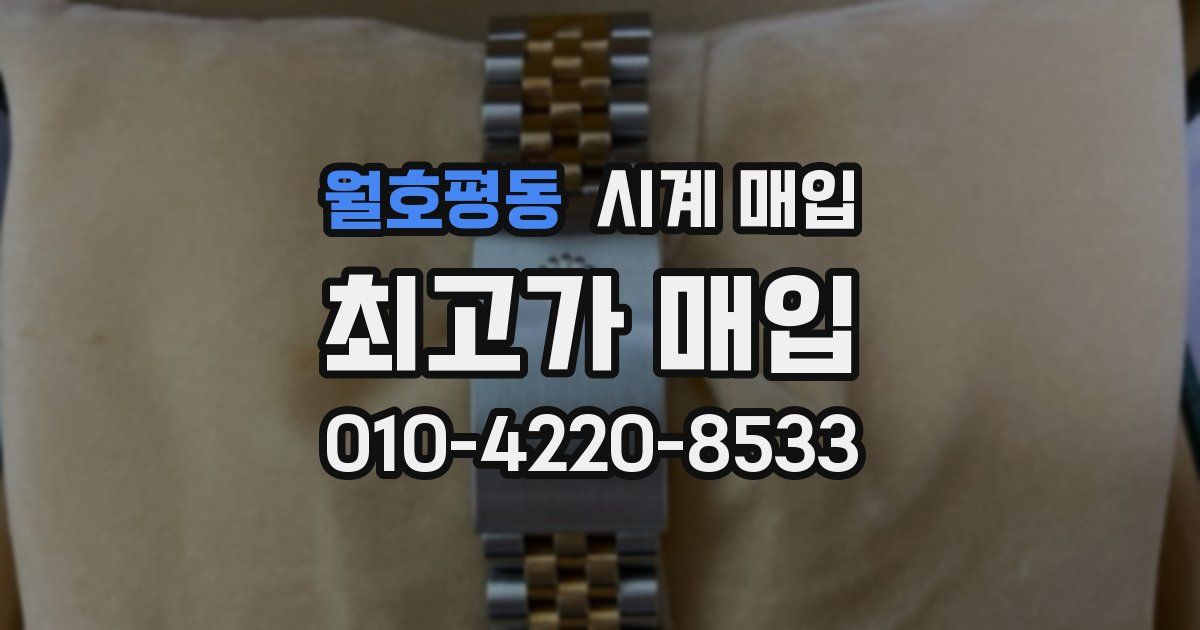 월호평동 시계 매입