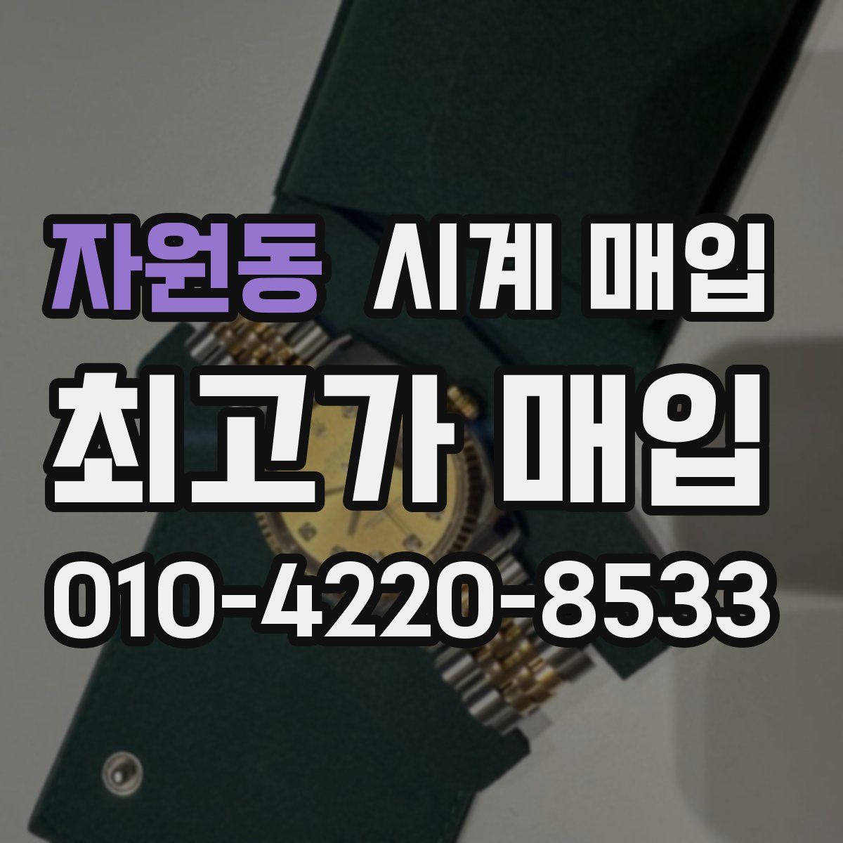 자원동 시계 매입
