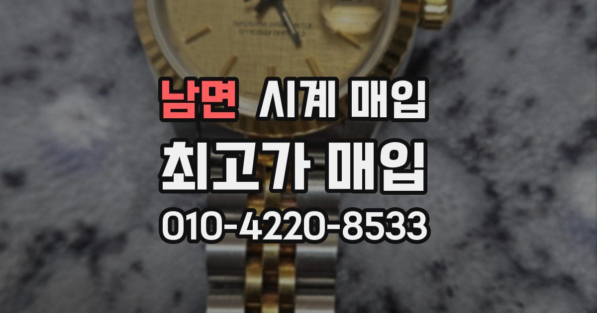 남면 시계 매입