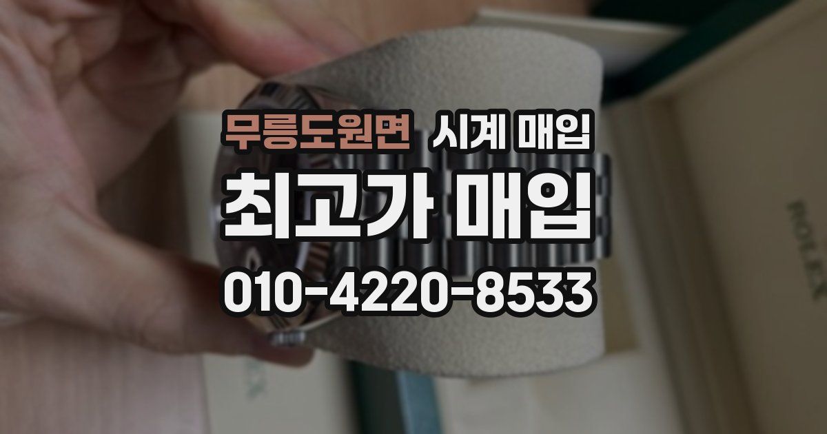 무릉도원면 시계 매입