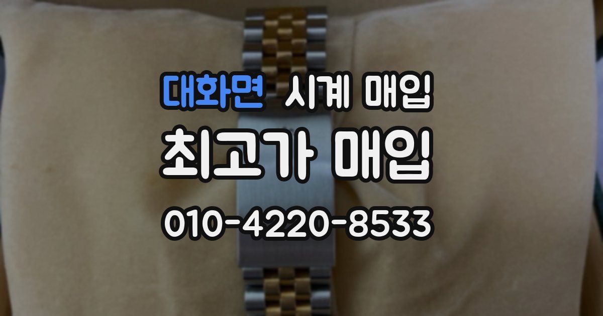 대화면 시계 매입