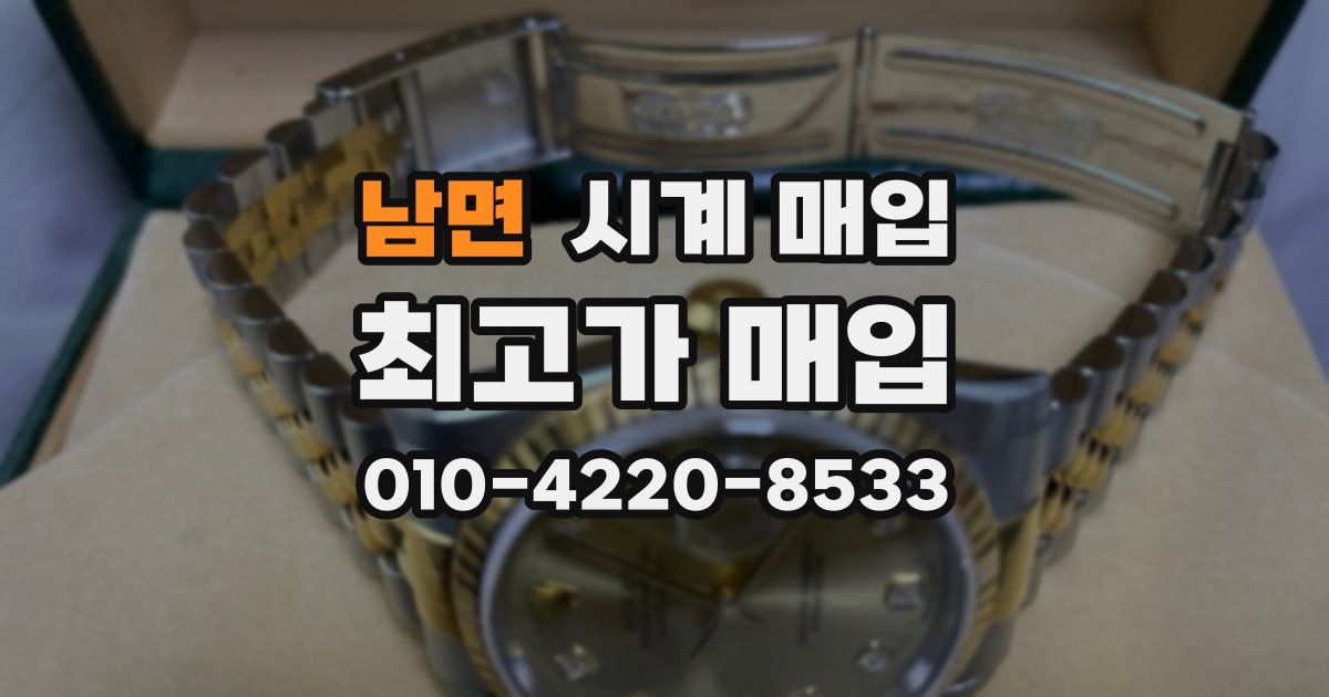 남면 시계 매입