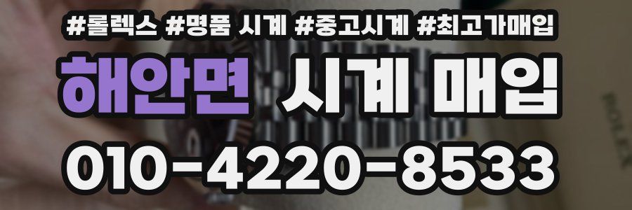해안면 시계 매입