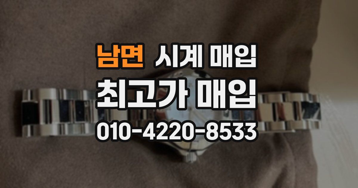 남면 시계 매입
