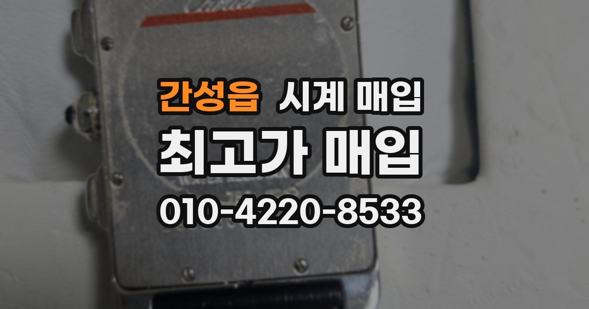 간성읍 시계 매입