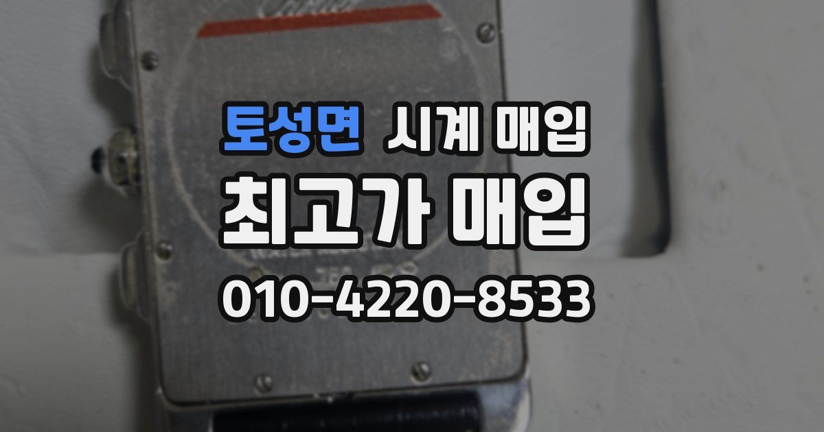 토성면 시계 매입