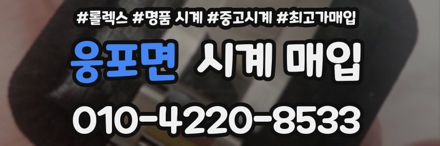 웅포면 시계 매입