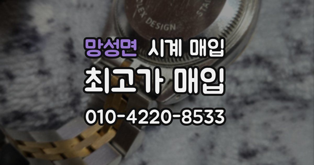 망성면 시계 매입