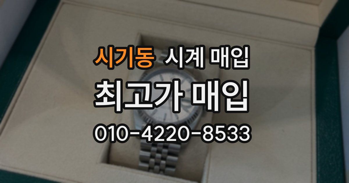시기동 시계 매입