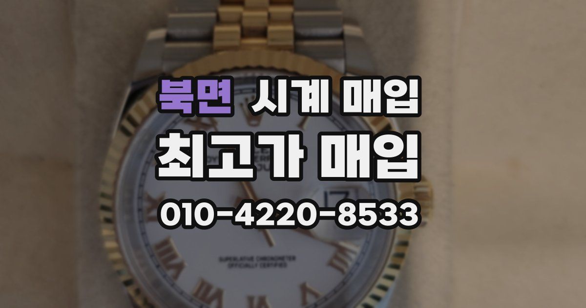 북면 시계 매입