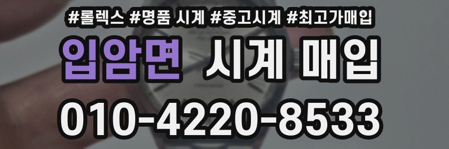입암면 시계 매입