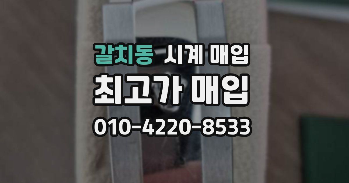 갈치동 시계 매입
