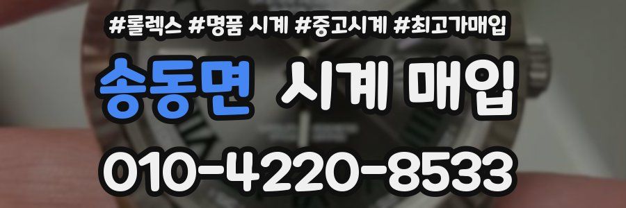 송동면 시계 매입