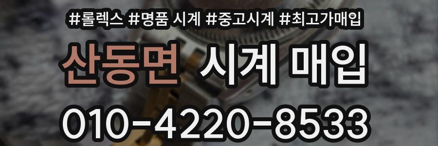 산동면 시계 매입