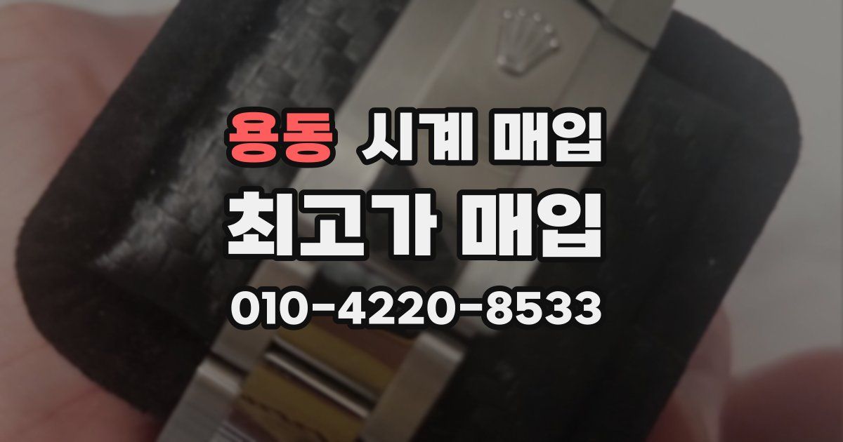 용동 시계 매입