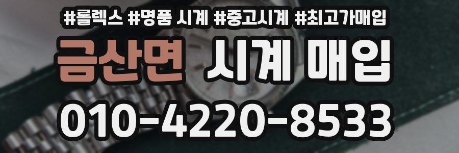금산면 시계 매입