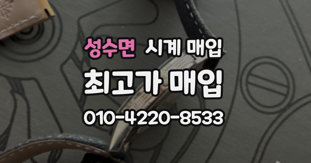 성수면 시계 매입
