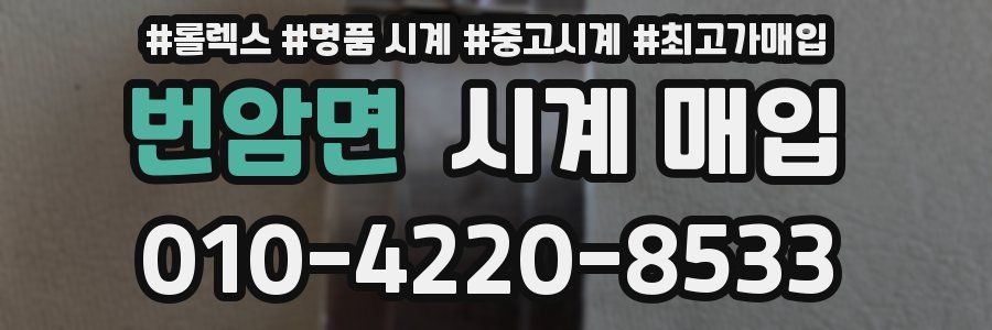 번암면 시계 매입