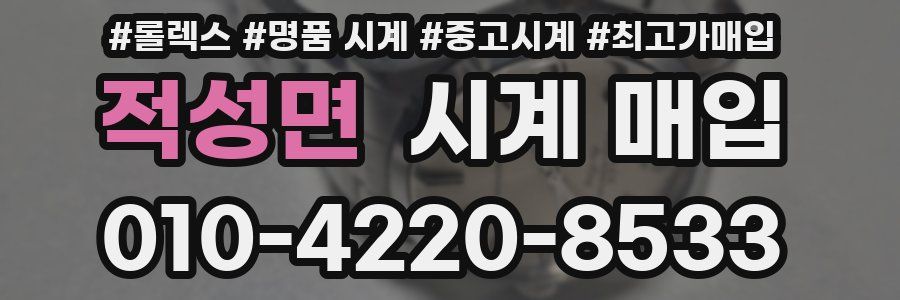 적성면 시계 매입