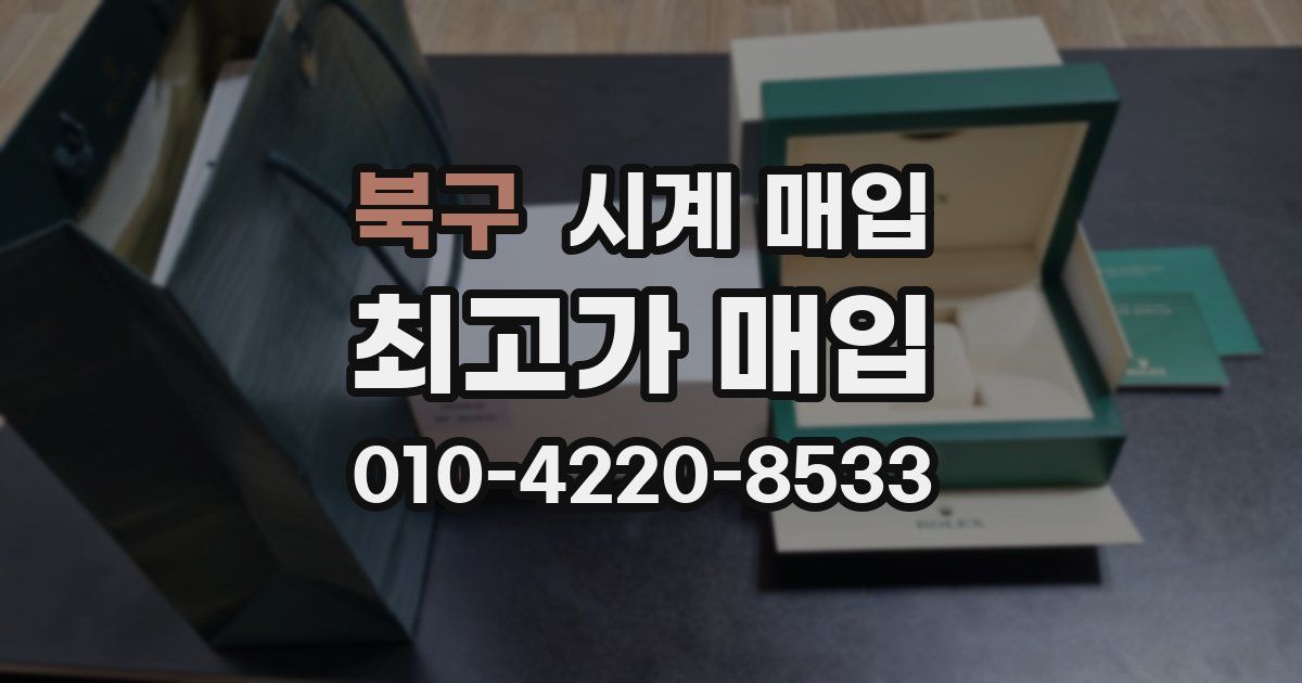 북구 시계 매입