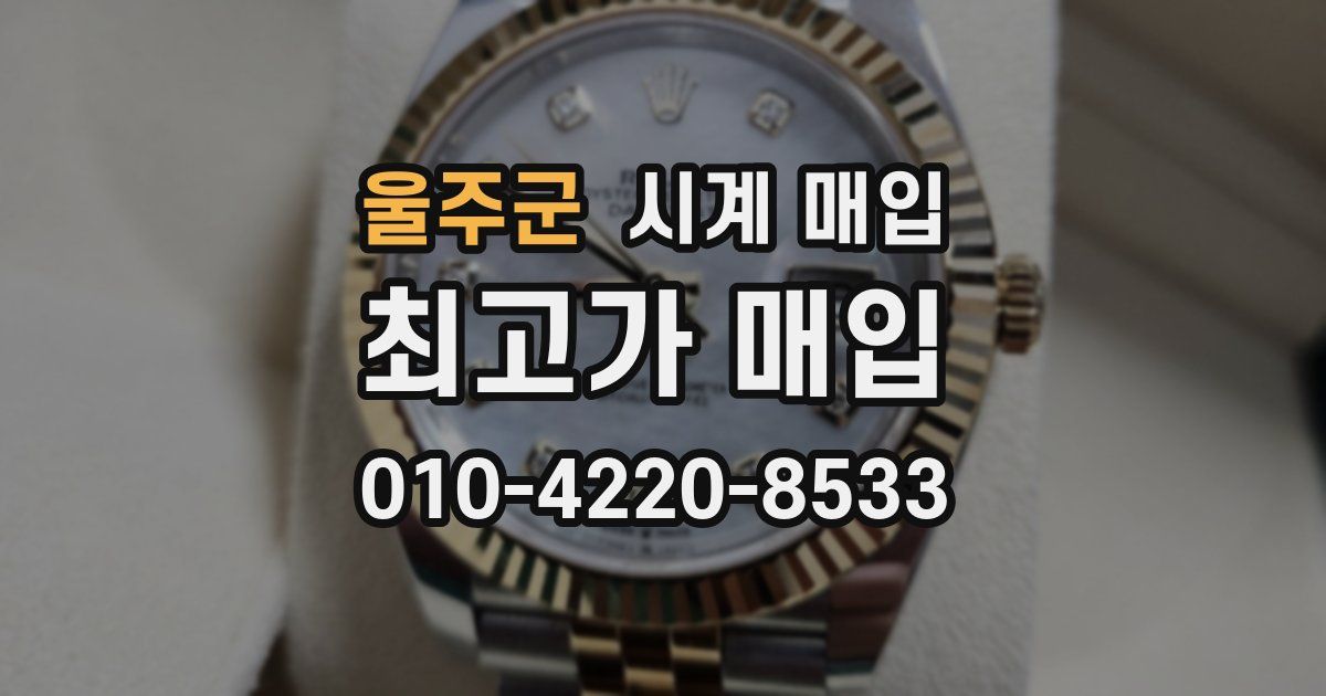울주군 시계 매입