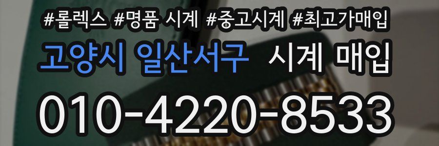 고양시 일산서구 시계 매입