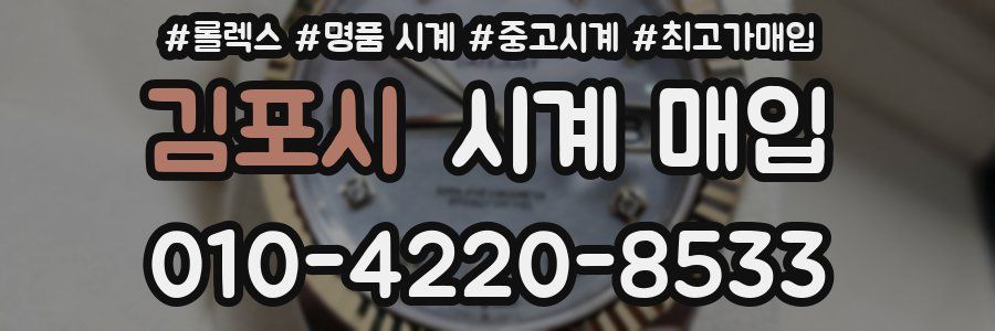 김포시 시계 매입