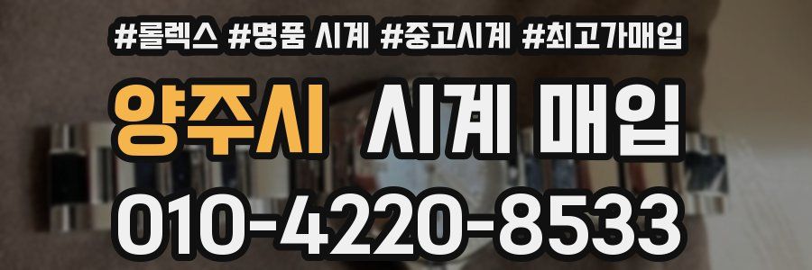 양주시 시계 매입