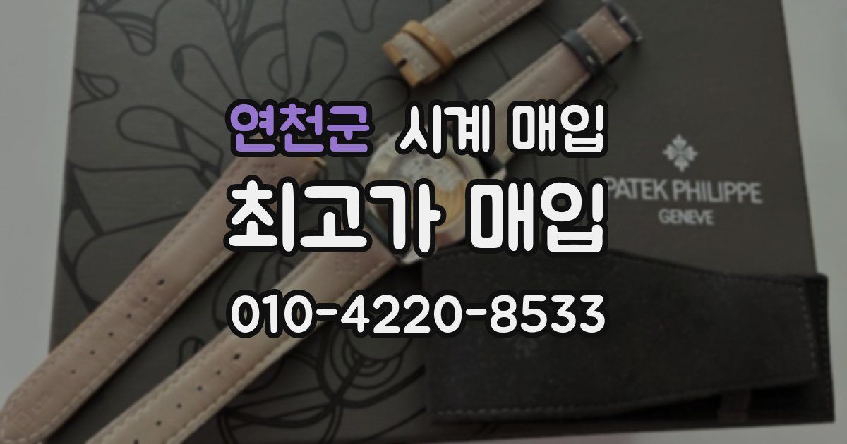 연천군 시계 매입