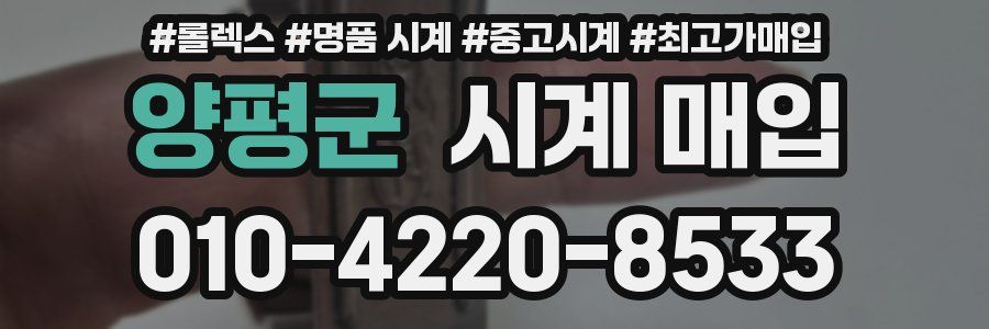 양평군 시계 매입