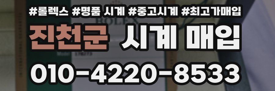 진천군 시계 매입