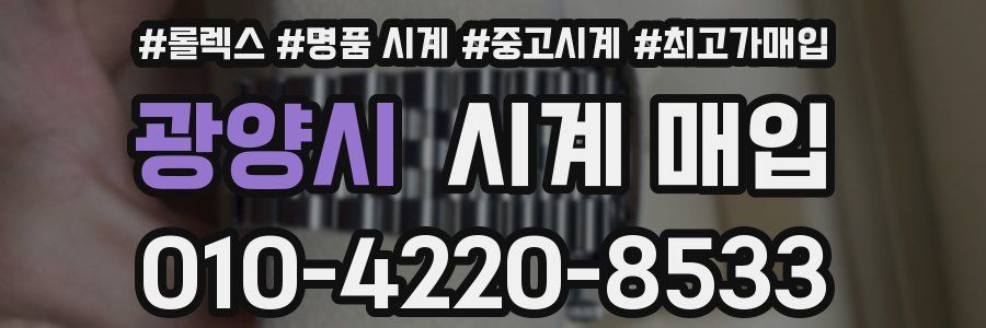 광양시 시계 매입