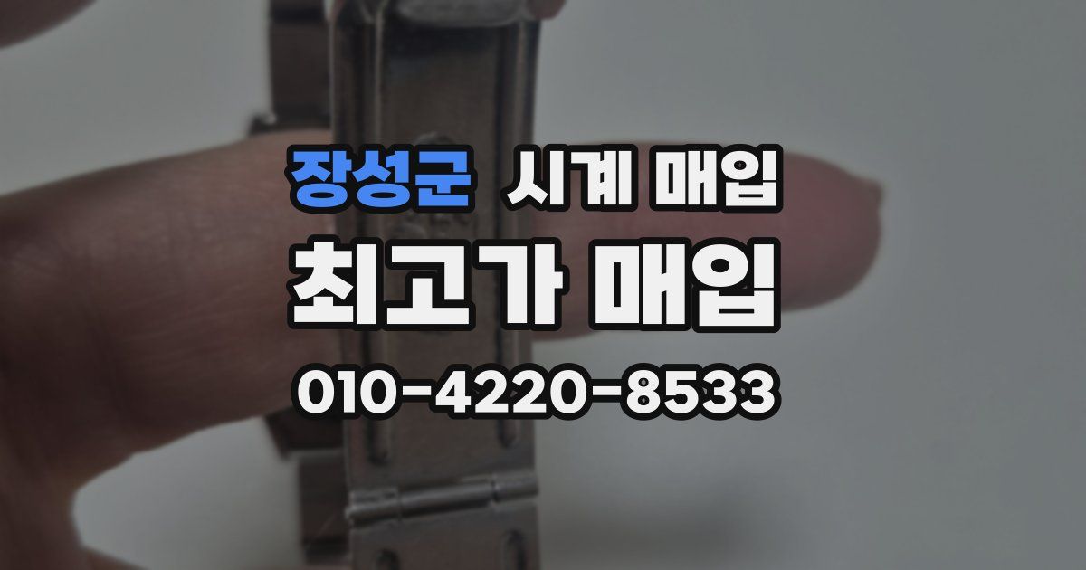 장성군 시계 매입