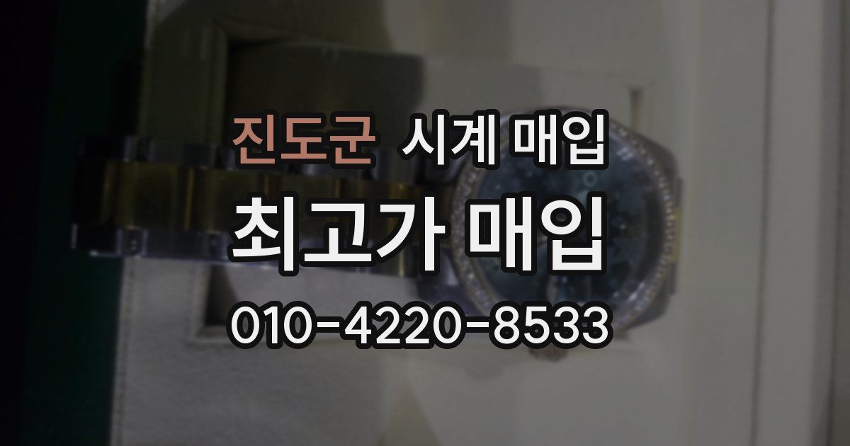 진도군 시계 매입