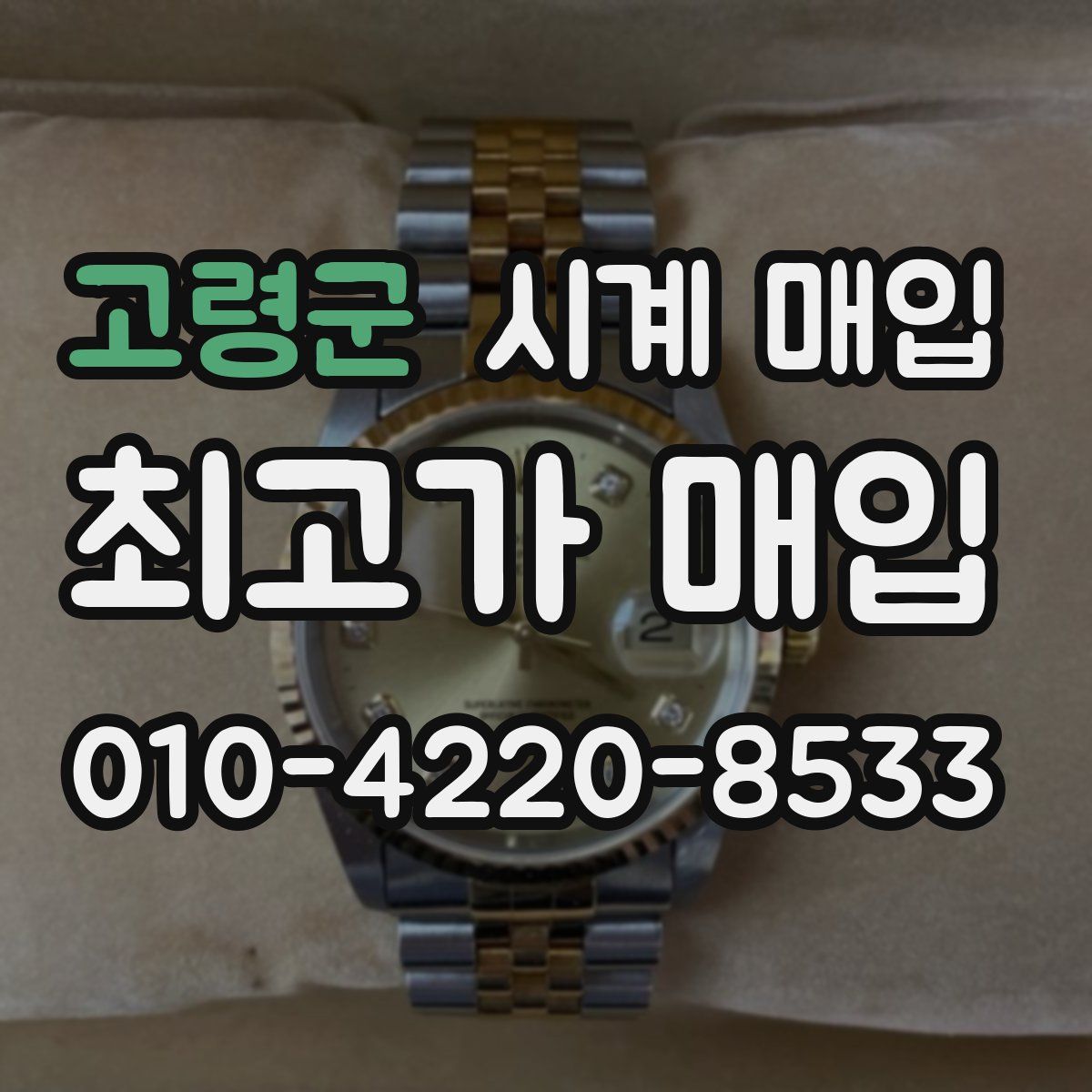 고령군 시계 매입