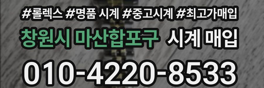 창원시 마산합포구 시계 매입