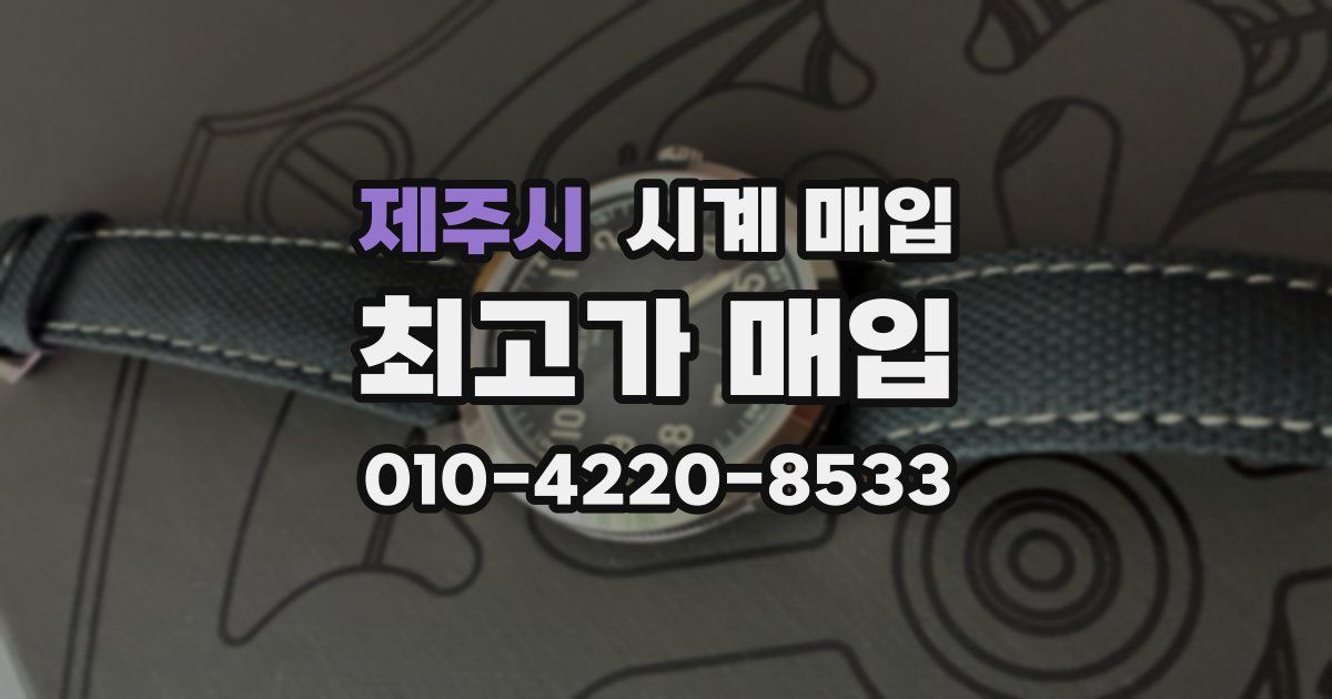 제주시 시계 매입