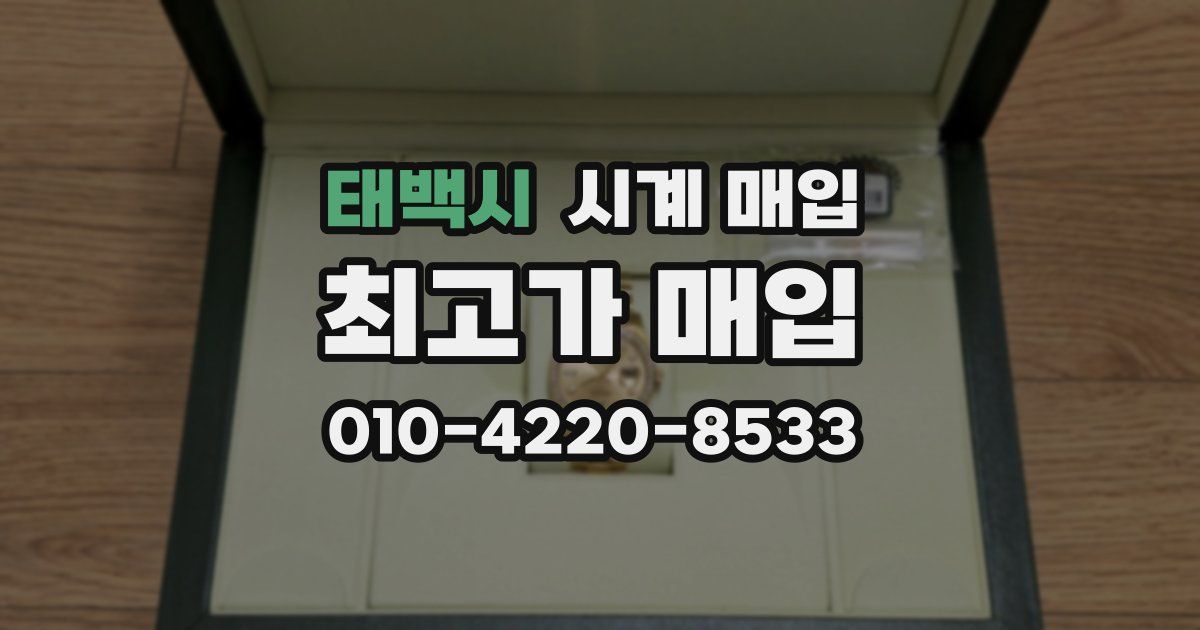 태백시 시계 매입