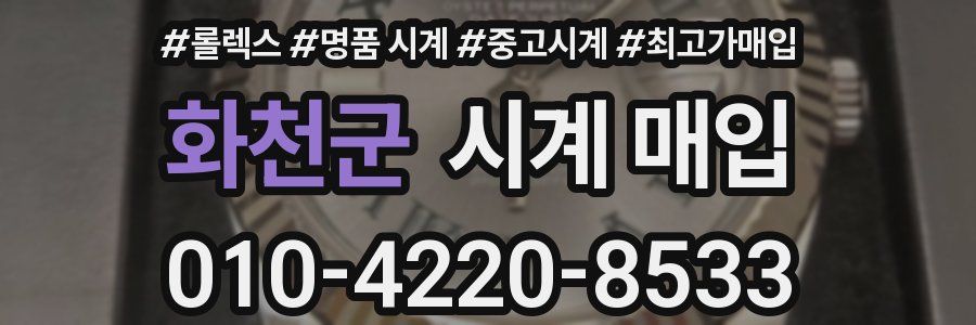 화천군 시계 매입