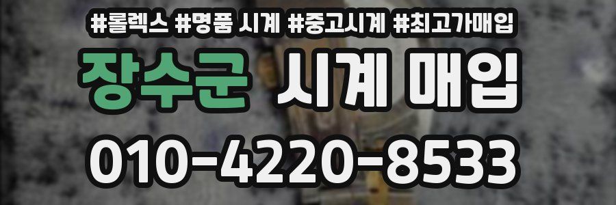 장수군 시계 매입