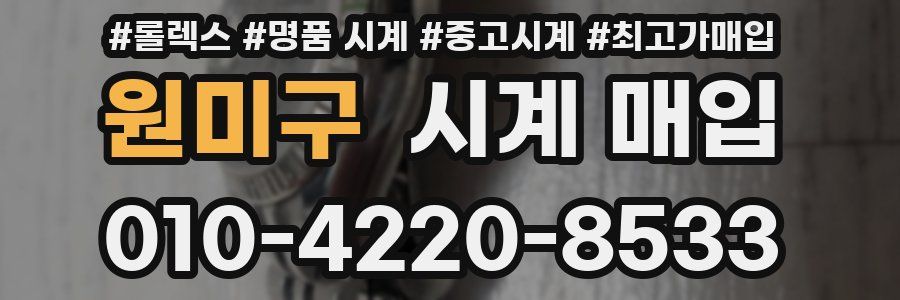 원미구 시계 매입