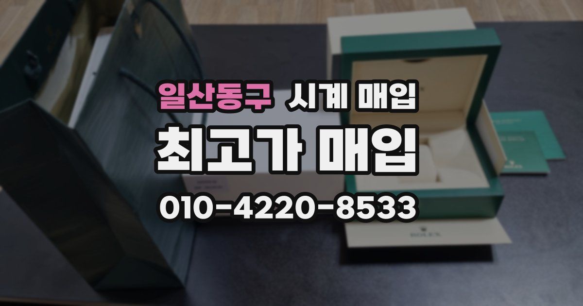 일산동구 시계 매입