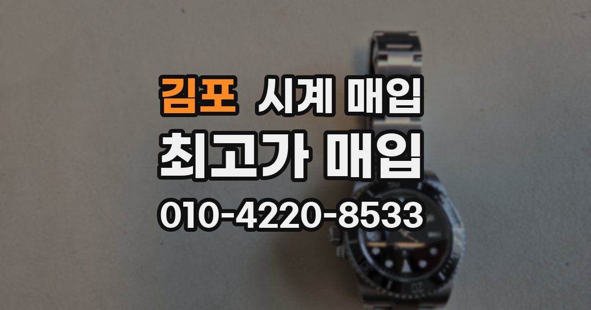 김포 시계 매입