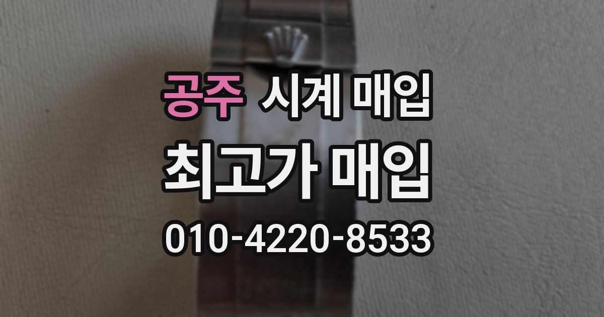 공주 시계 매입