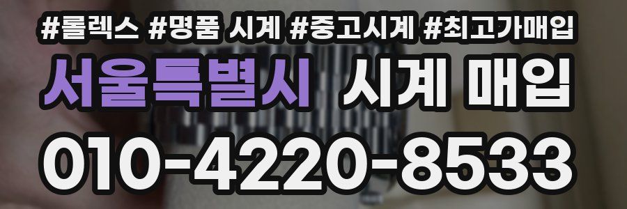 서울특별시 시계 매입