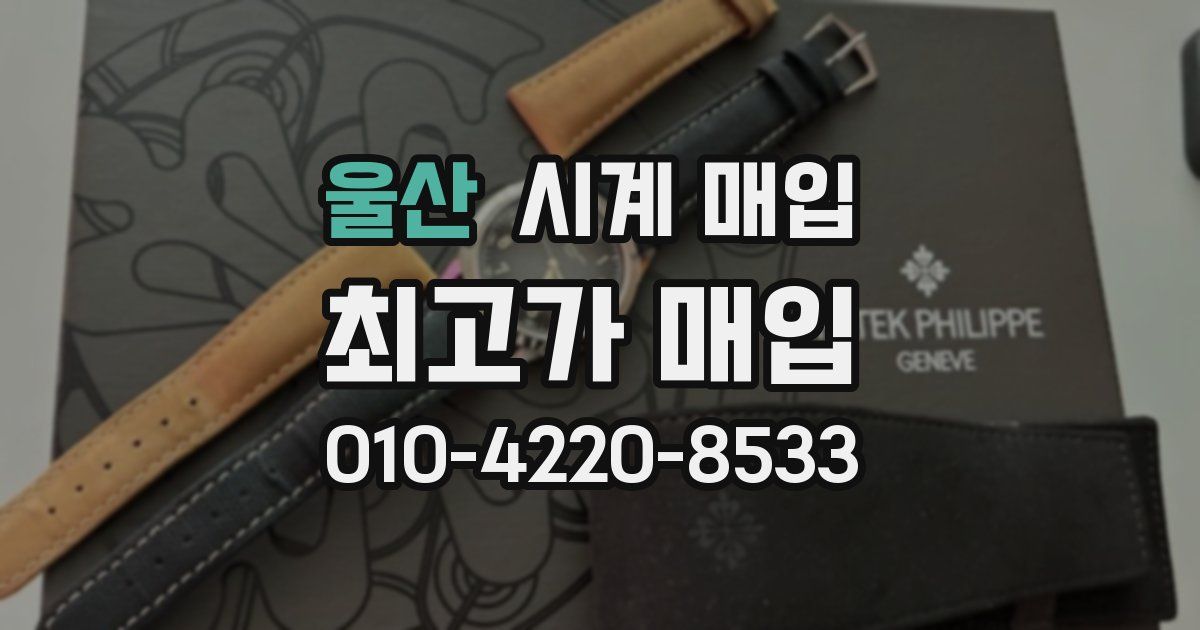 울산 시계 매입