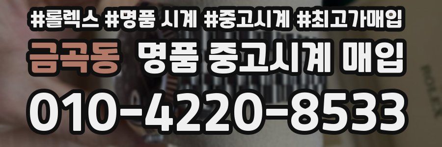 금곡동 명품 중고시계 매입